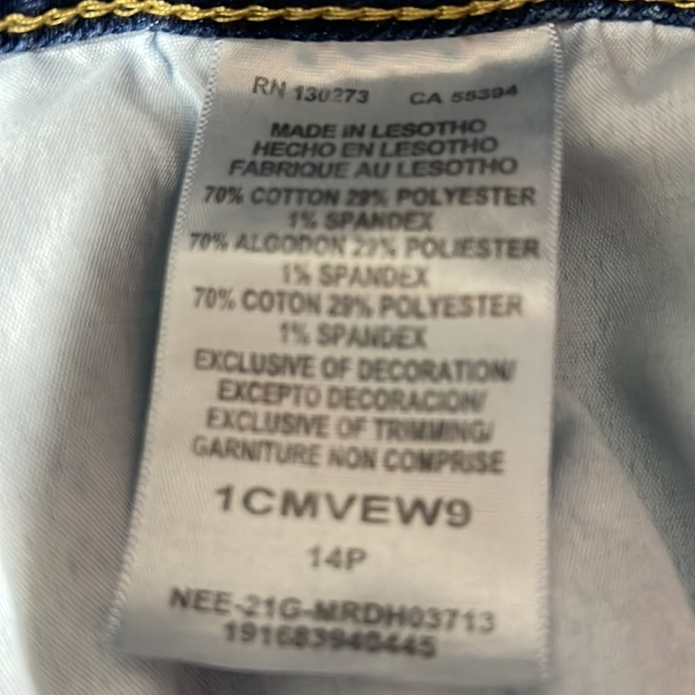 LEE Bootcut Jeans. Regular Fit Mid Rise 14S. Excellent Condition. - Picture 5 of 6